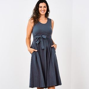 Latched Mama nursing sundress XL blue bauble